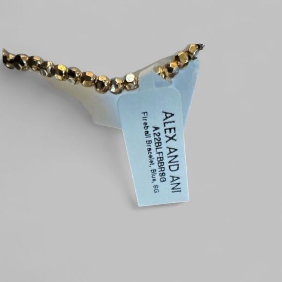 ALEX AND ANI- Blue fireball gold bracelet-New - Picture 6 of 6